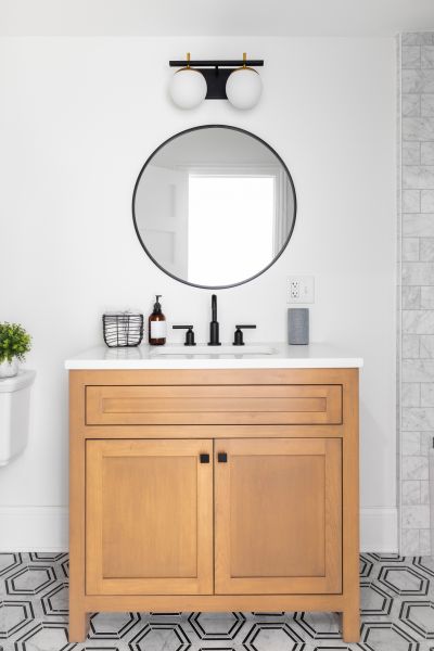 Custom Vanity Installation in Conroe